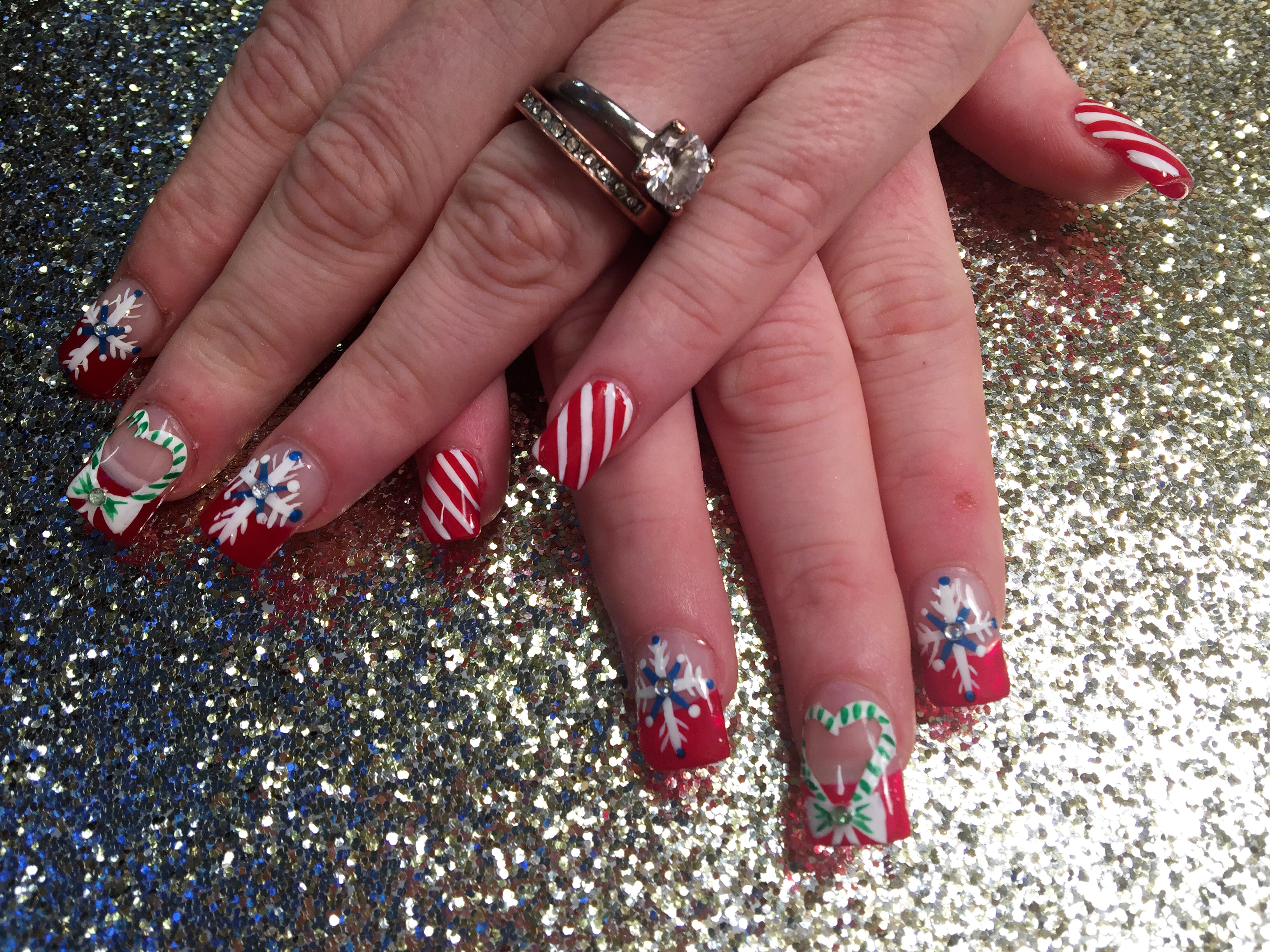 Holiday Nail Art for Long Nails - wide 11