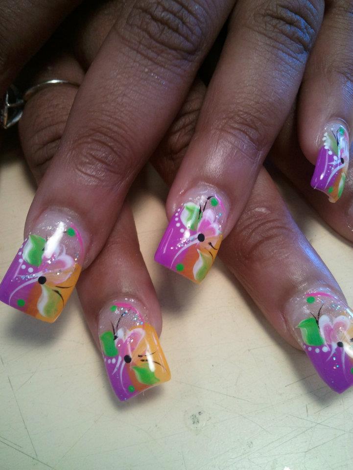 Easter Dips, nail art design by Top Nails, Clarksville TN. – Top Nails