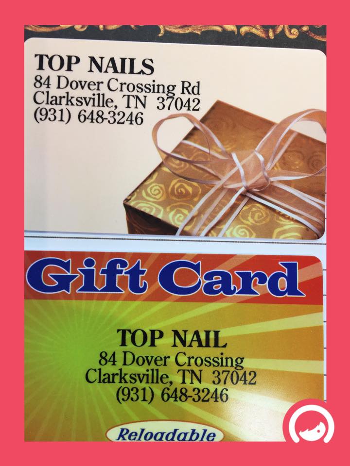 Top Nails gift card Top Nails