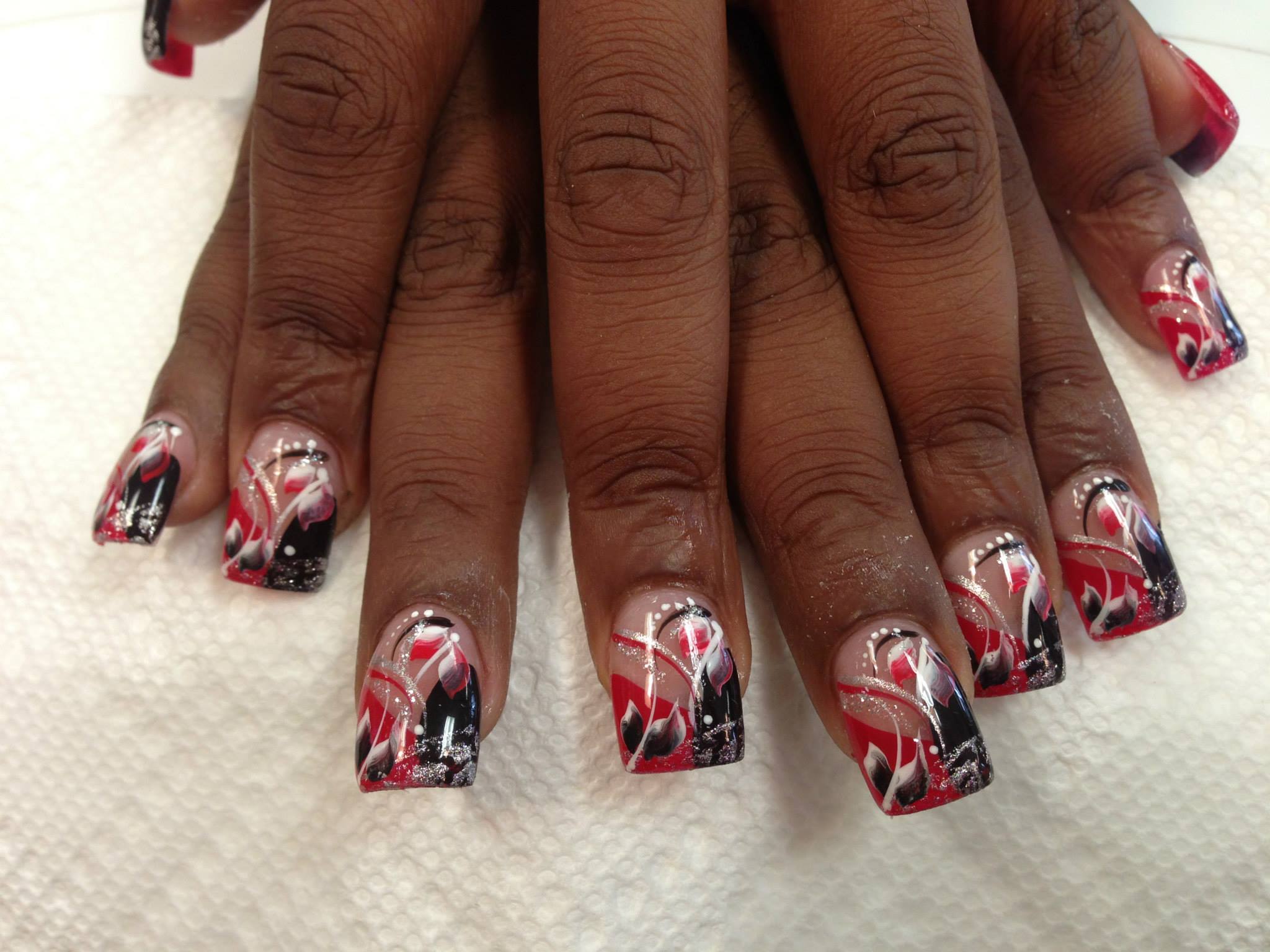 Masques Of Mardi Gras Nail Art Design By Top Nails Clarksville Tn Masques Of Mardi Gras Nail Art Design By Top Nails Clarksville Tn