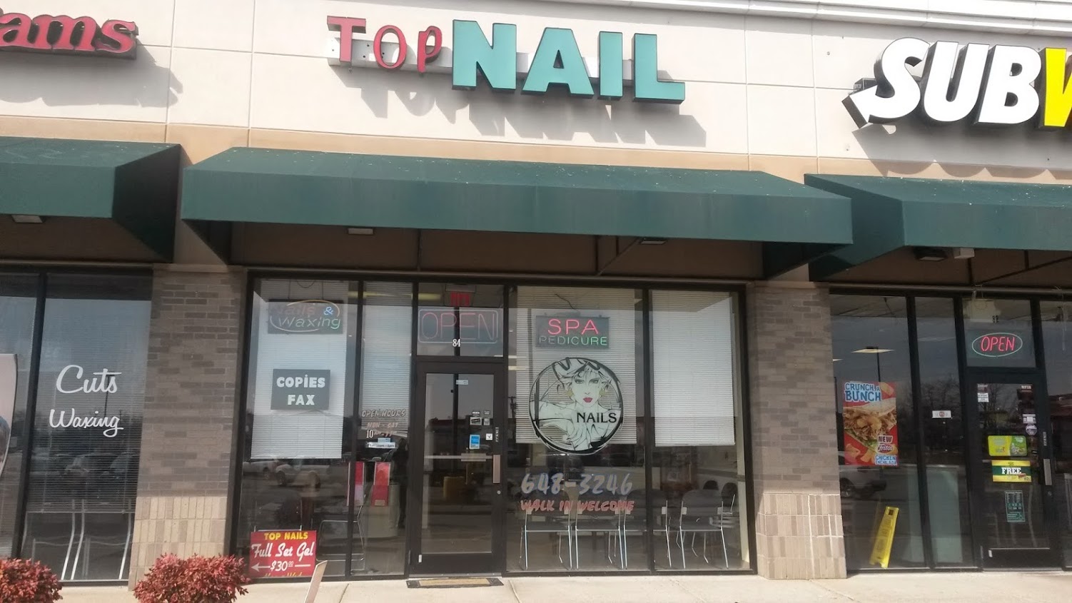to Top Nails. Voted best nail salon in town. Top Nails
